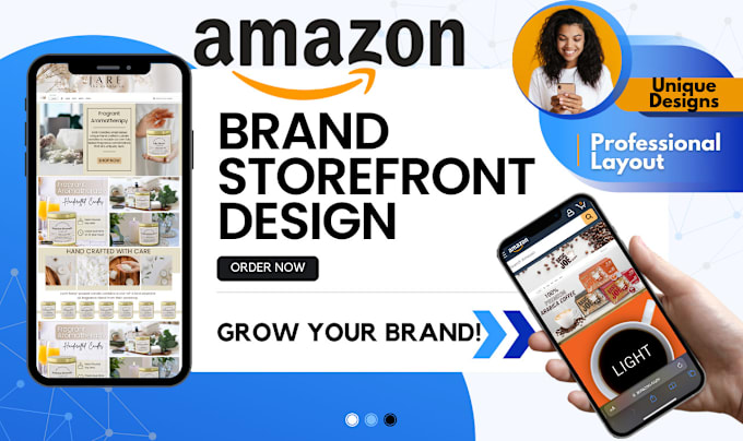 Gig Preview - Design and create professional amazon brand storefront