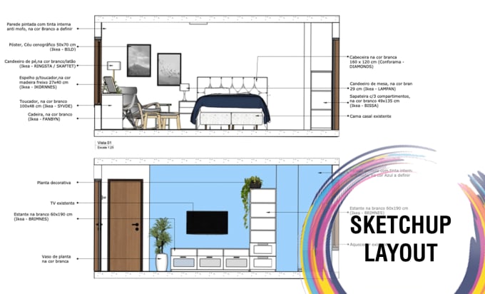 Gig Preview - Design the 3d model of your residential house with layout