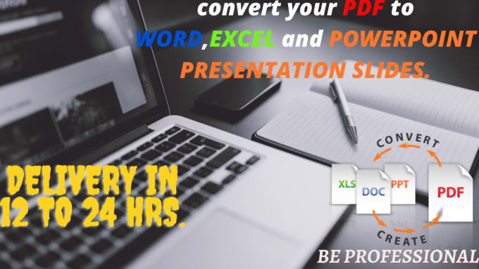 Gig Preview - Format and convert scanned pdf to word,ppt and viceversa