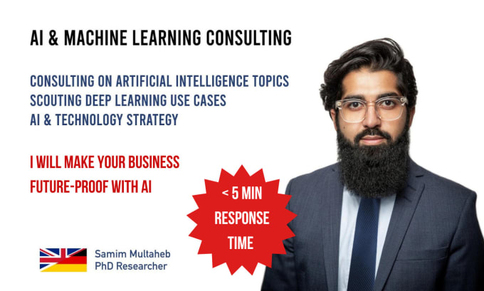 Gig Preview - Offer research and consulting on ai, machine learning