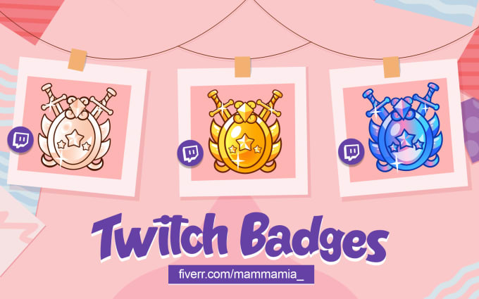 Gig Preview - Create cool badges for twitch, kick and youtube