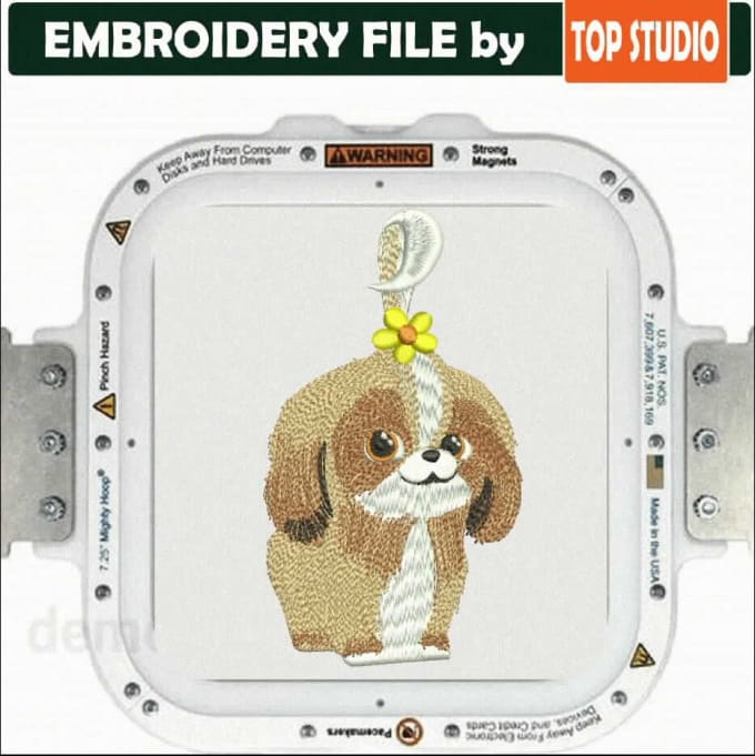 Gig Preview - Embroidery digitizing pet or vector logo into dst pes hus