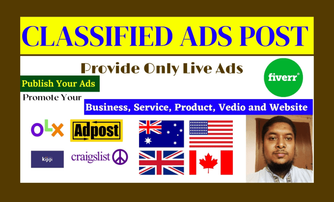 Gig Preview - Do free classified ads post in the USA