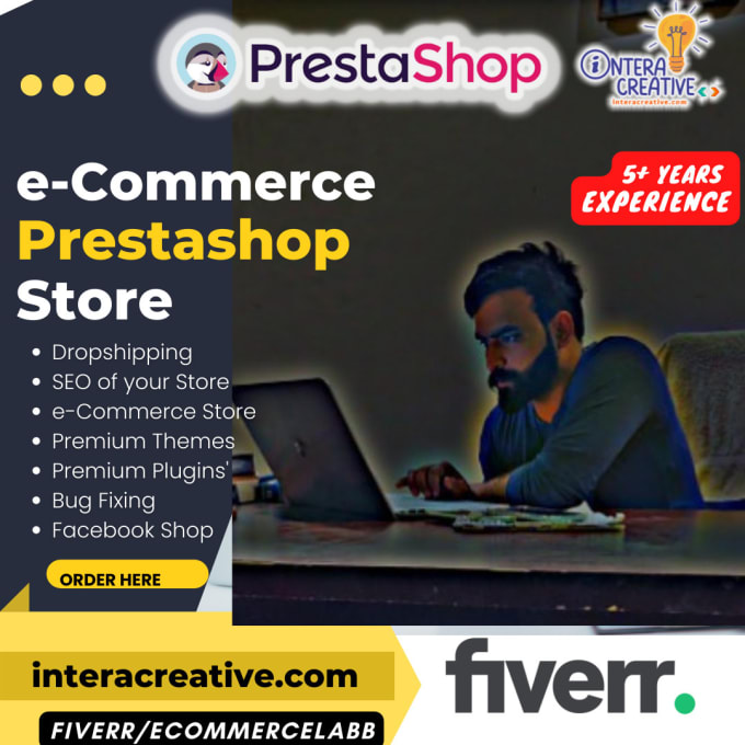 Gig Preview - Design prestashop ecommerce  premium store from scratch