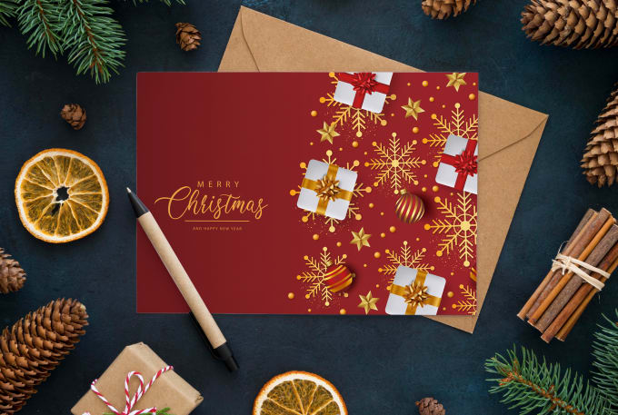 Gig Preview - Design a magic christmas card, new year card, ig and fb post