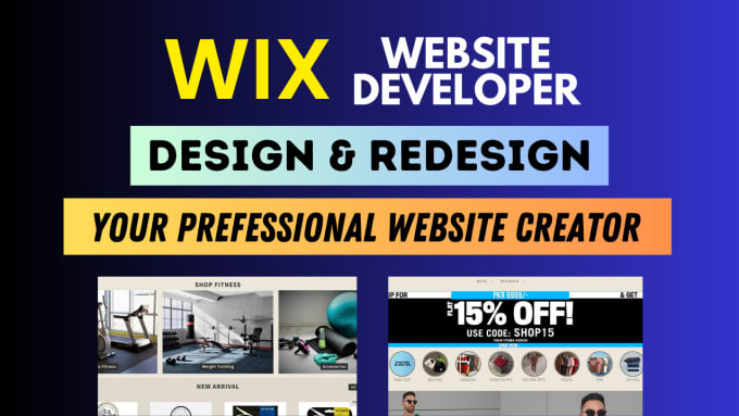 Bestseller - design wix website and redesign a business wix website