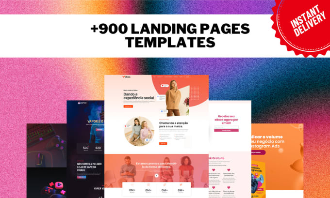 Gig Preview - Provide you with 900 plus elementor landing pages templates