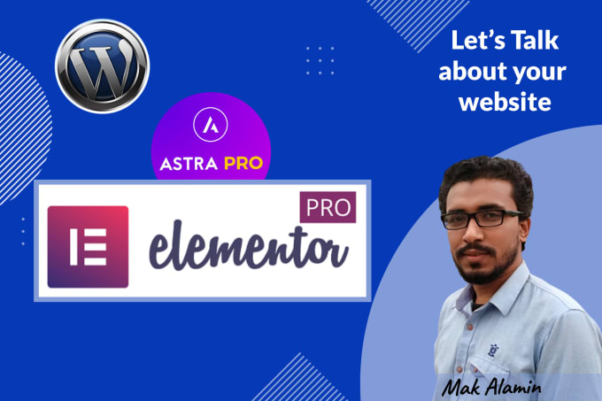 Gig Preview - Design, redesign wordpress website with elementor pro