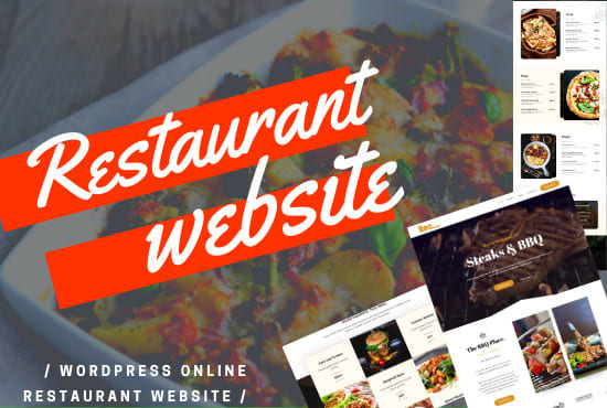 Gig Preview - Build a restaurant website for online ordering in wordpress