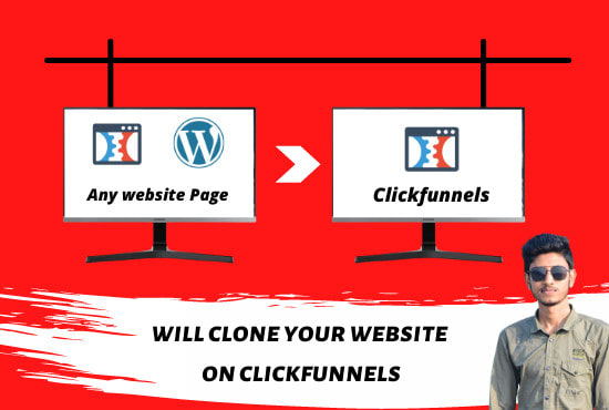 Gig Preview - Help you to clone your existing websites using clickfunnels