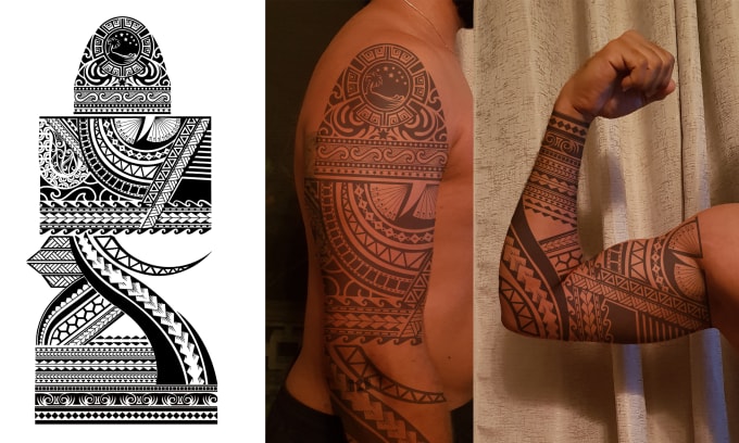 Gig Preview - Design your polynesian tribal tattoo