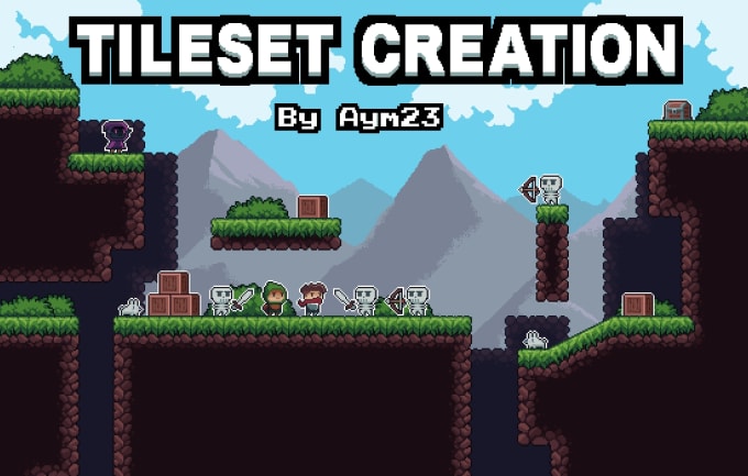 Gig Preview - Create pixel art tilesets for your games and projects