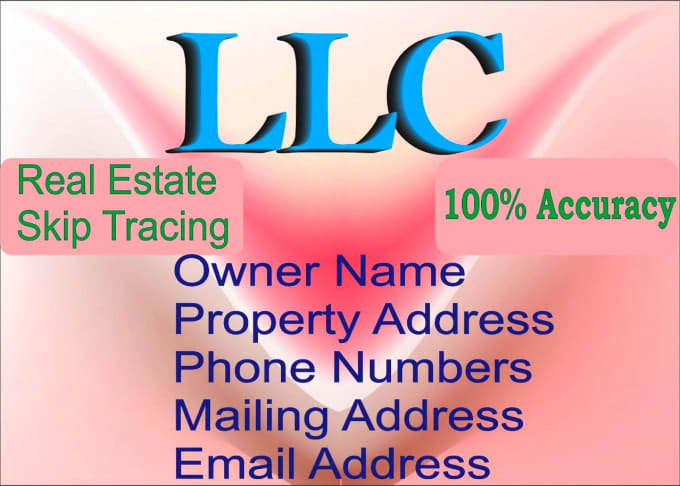 Bestseller - do real estate  llc skip tracing