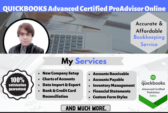 Gig Preview - Do bookkeeping bank reconciliation in quickbooks online qbo