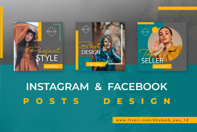 Gig Preview - Design professional insta and facebook posts, ads, images