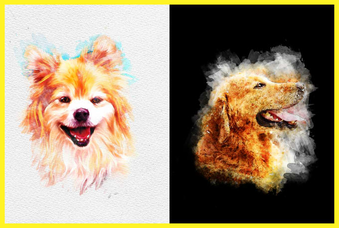 Gig Preview - Paint realistic custom watercolor pet portrait of your pet