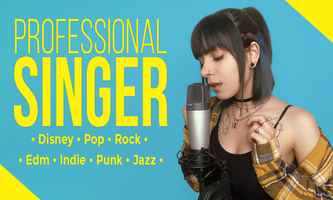 Gig Preview - Be your professional female singer