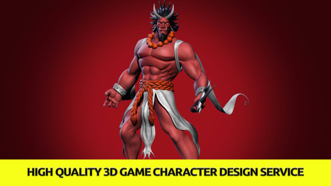 Gig Preview - Create 3d game ready character design