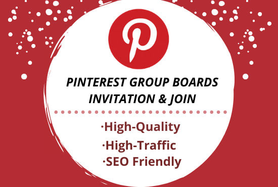 Gig Preview - Invite you to the best pinterest group boards in your niche