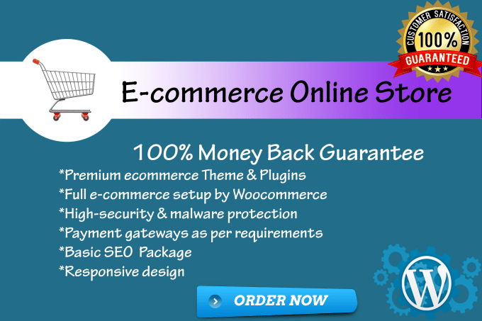 Gig Preview - Build wordpress business ecommerce online shop