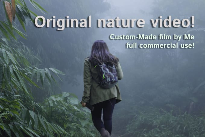 Gig Preview - Film exclusively for you real nature and rainforest video