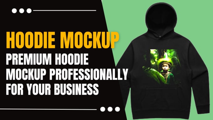 Gig Preview - Do premium hoodie mockup professionally for your business