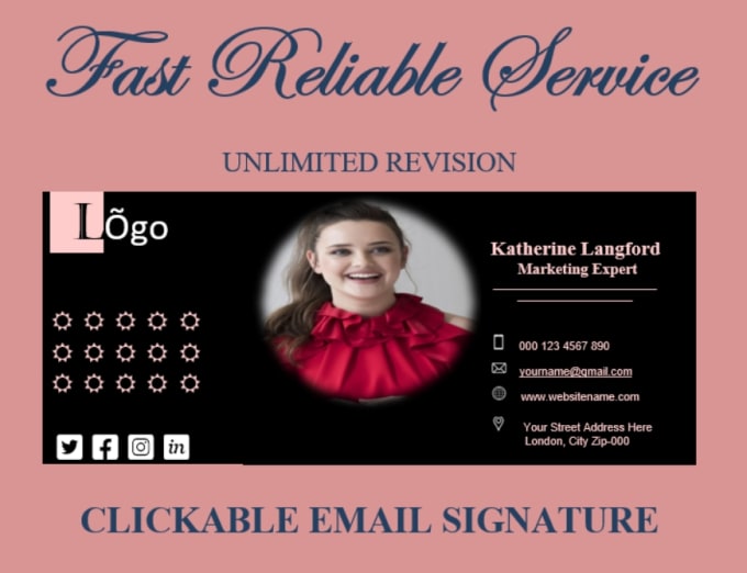 Bestseller - design perfect and beautiful email signature