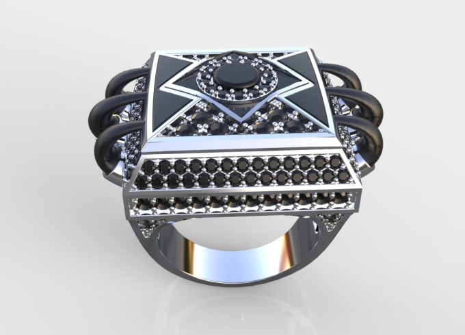 Gig Preview - Create a ring design for you and 3d jewelry design