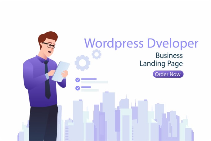 Gig Preview - Create responsive wordpress landing page design