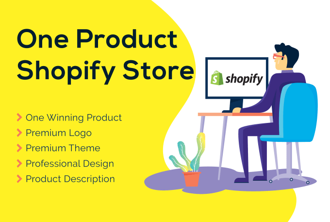 Gig Preview - Design one product shopify dropshipping store or website