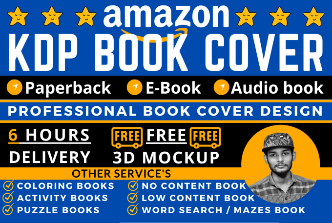 Gig Preview - Design kdp low content book cover or interior for amazon kdp