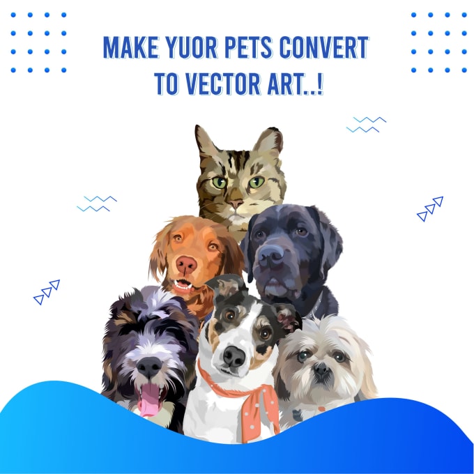 Gig Preview - Make your pets convert to vector in 24 hours