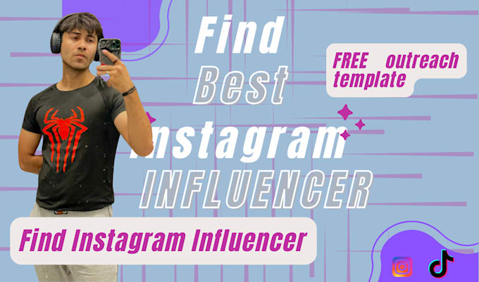 Gig Preview - Find the best instagram and tiktok influencers for your brand