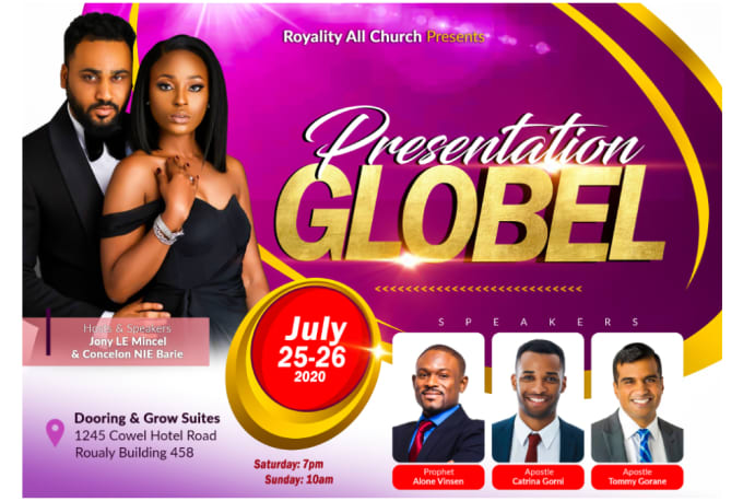 Gig Preview - Do professional unique church flyer or event flyer design