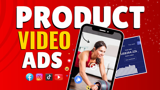 Gig Preview - Make dropshipping product video ads for instagram reels, youtube shorts, tik tok