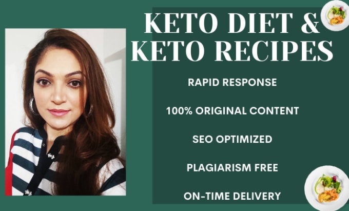 Gig Preview - Write an article or blog on keto diet and recipes