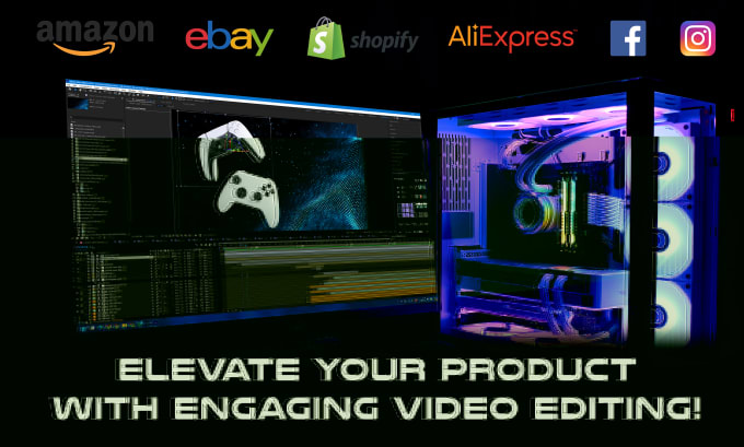 Gig Preview - Edit engaging amazon listing videos, ebc content and video ads