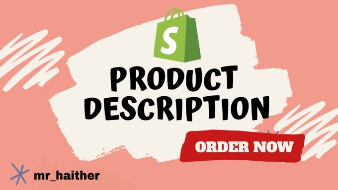 Gig Preview - Write shopify product description with SEO title