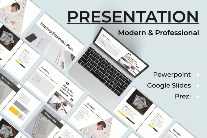 Gig Preview - Design modern and professional ppt, prezi presentation