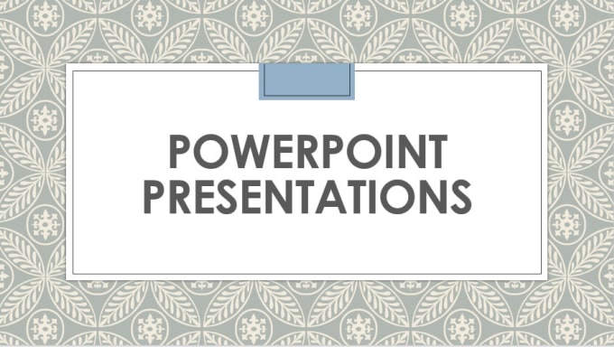 Gig Preview - Design your powerpoint presentations