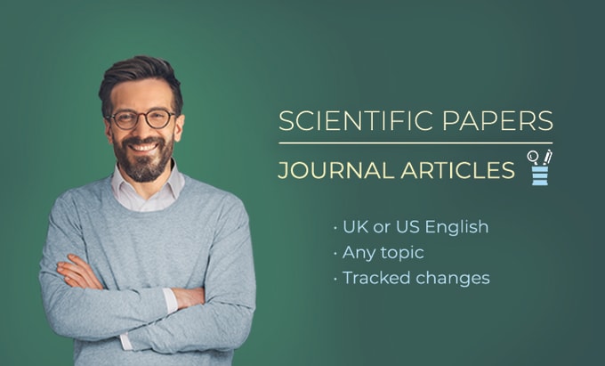 Gig Preview - Proofread and edit your journal article or scientific paper