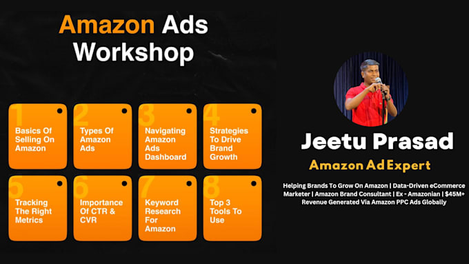 Gig Preview - Teach you amazon PPC campaigns sponsored ads via video call 1 to 1