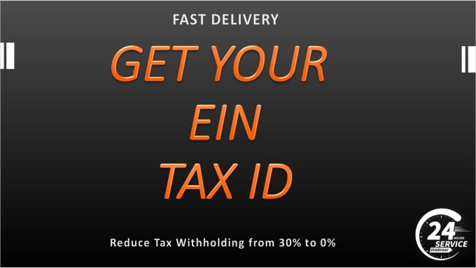 Gig Preview - Get your ein tax id for llc or solo in 24h from the irs fast