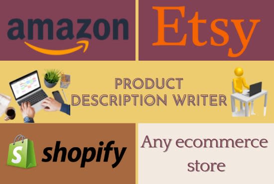 Gig Preview - Write attractive shopify SEO product description, amazon, any ecommerce store