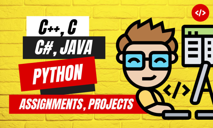 Gig Preview - Do c, cpp, python, java, and csharp tasks or projects