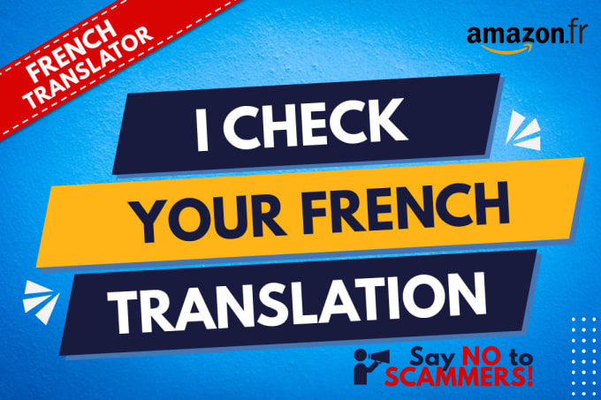 Gig Preview - Check the quality of your amazon french listing translation