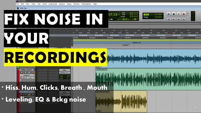 Gig Preview - Clean up any noise on your vocals or dialogues