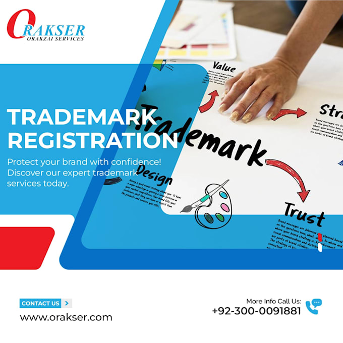 Gig Preview - Register your trademark, brand and logo