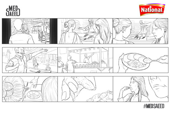 Gig Preview - Create storyboard line art for your commercial or movie