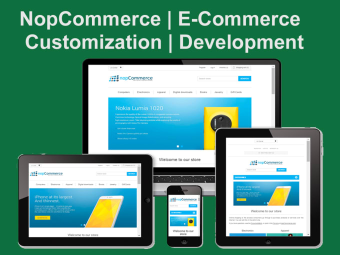 Gig Preview - Customize nopcommerce ecommerce front and back source code